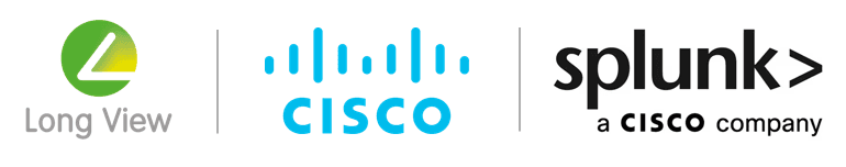 Longview Cisco Splunk logos